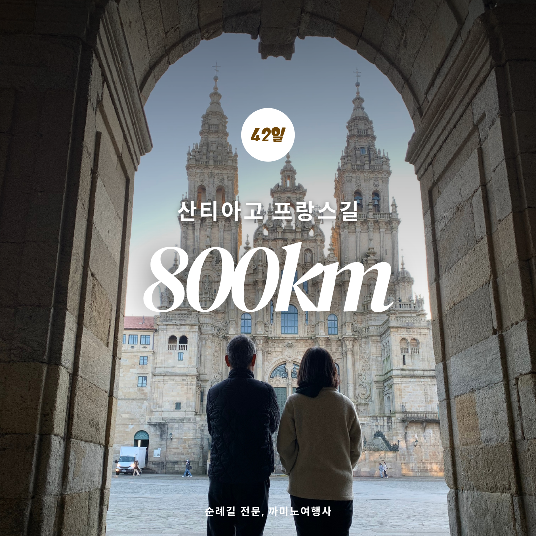 *프랑스길 800km 42일 완주코스*